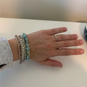 Victoria Emerson Layered Beaded Bracelet Set